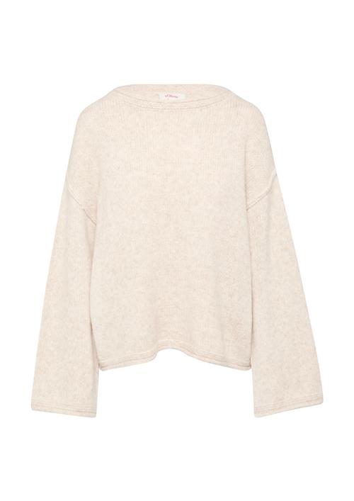 s.Oliver Pullover  beige-meleret