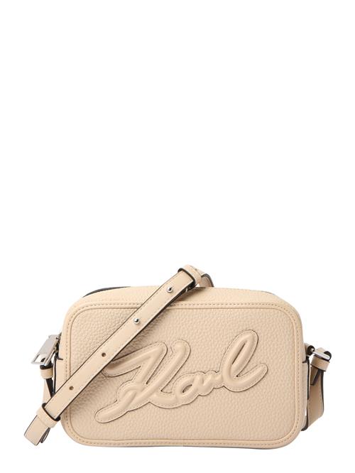 Karl Lagerfeld Skuldertaske 'Skuare'  sand