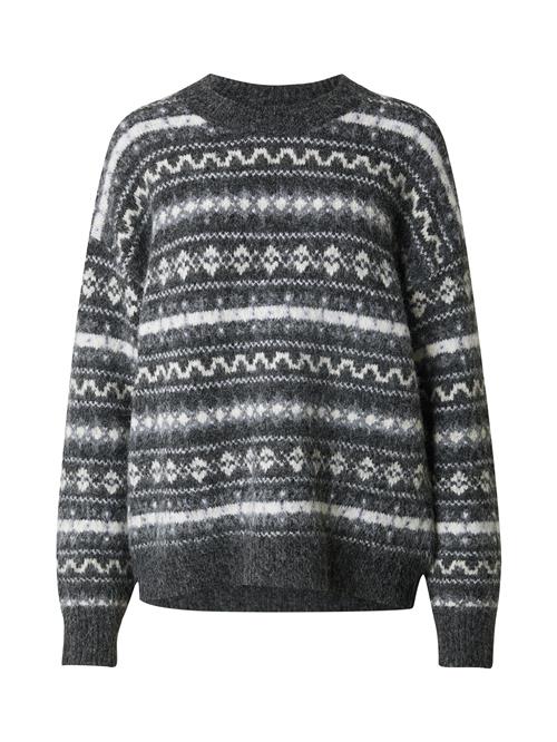 Se TOPSHOP Pullover  grå / antracit / uldhvid ved About You