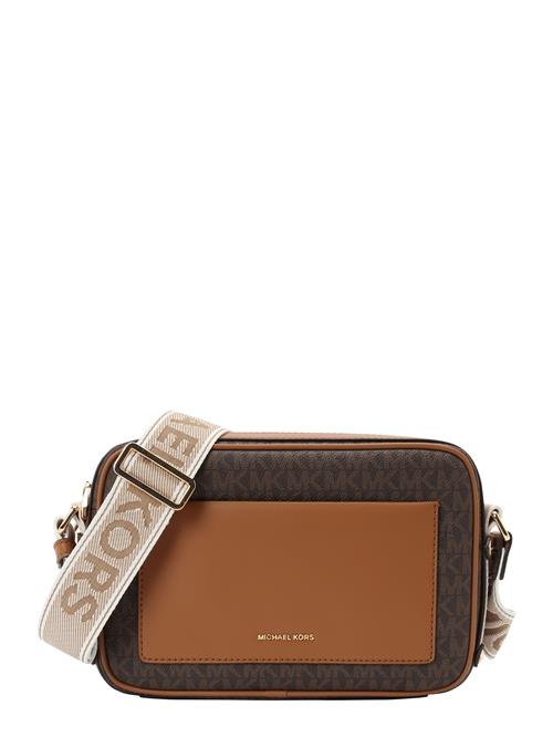 MICHAEL Michael Kors Skuldertaske  beige / brun / mørkebrun