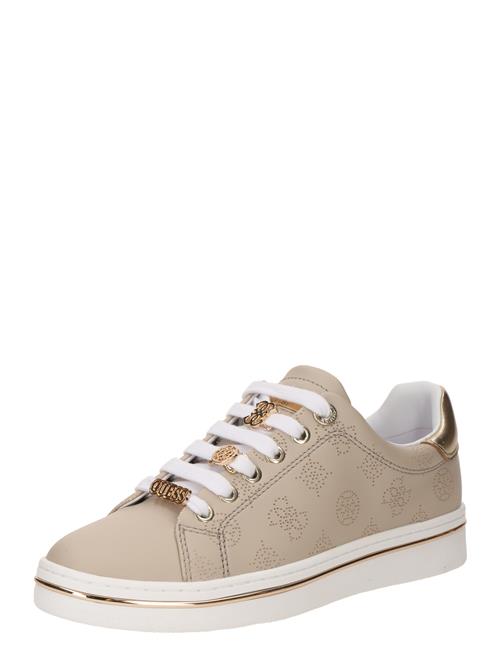 GUESS Sneaker low 'STASEY'  beige / guld