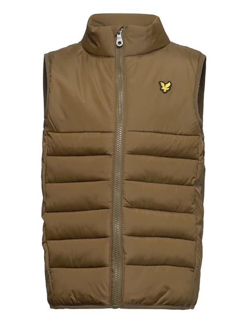 Lyle & Scott Junior Leightweight Panel Gilet Lyle & Scott Junior Brown