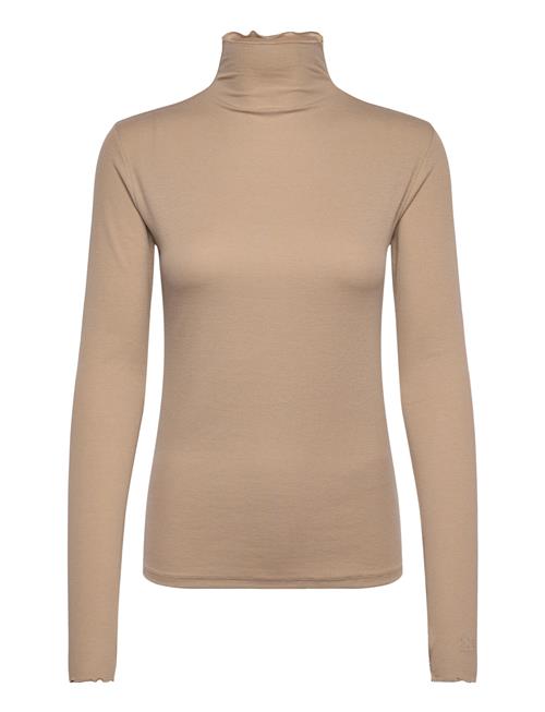 Filippa K Rib Mock Neck Top Filippa K Beige