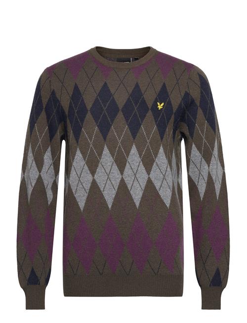 Lyle & Scott British Argyle Crew Neck Lyle & Scott Green