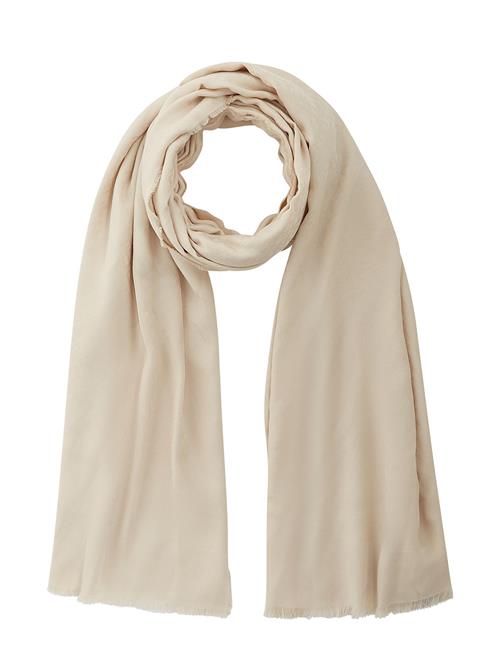 Elevated Chic Jacquard Scarf Tommy Hilfiger Cream