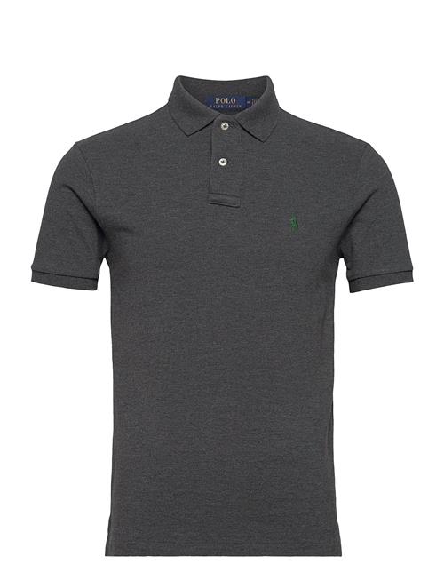 Polo Ralph Lauren Slim Fit Mesh Polo Shirt Polo Ralph Lauren Grey