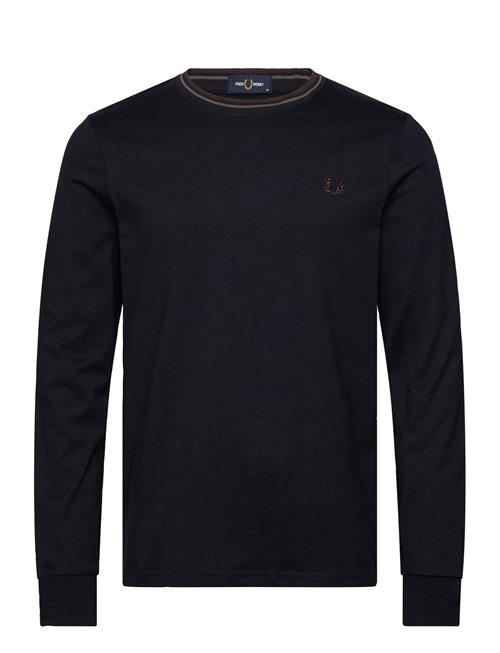 Fred Perry Ls Twin Tipped T-Shirt Fred Perry Navy