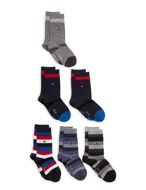 Tommy Hilfiger Th Kids Basic Stripe Sock 6P Ecom Tommy Hilfiger Patterned