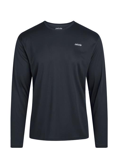 Men L/S Sports Tee ZEBDIA Navy