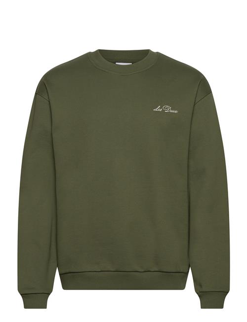 Crew Sweatshirt Les Deux Green