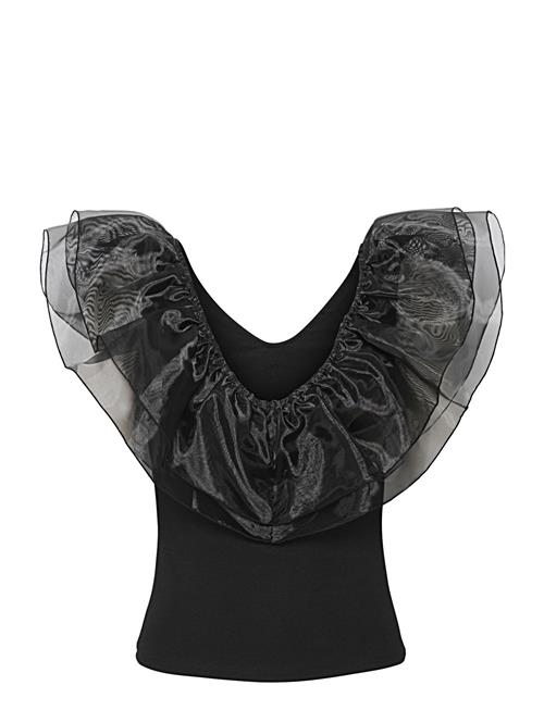 Gestuz Mistgz Sl Frill Top Gestuz Black