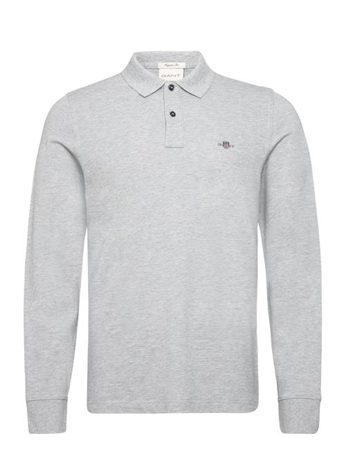 GANT Reg Shield Ls Pique Rugger GANT Grey