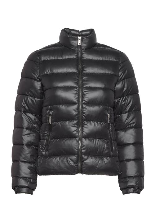 Mango Pocket Quilted Jacket Mango Black