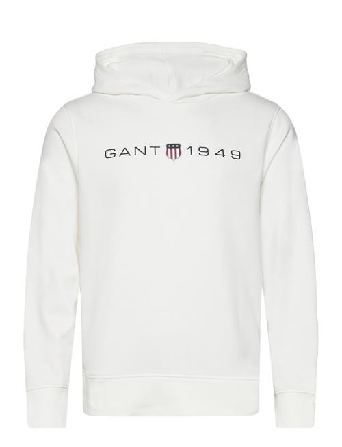 GANT Printed Graphic Hoodie GANT White