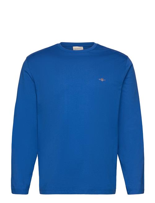 Reg Shield Ls T-Shirt GANT Blue