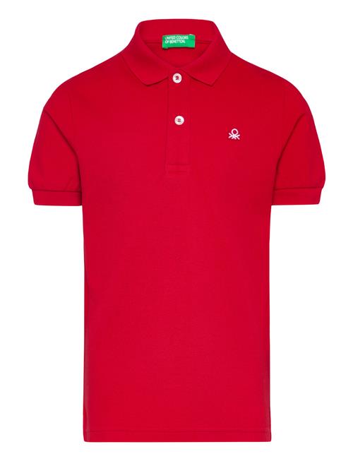 Short Sleeves T-Shirt United Colors Of Benetton Red