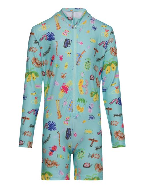 Bobo Choses Funny Insects All Over Swim Overall Bobo Choses Blue