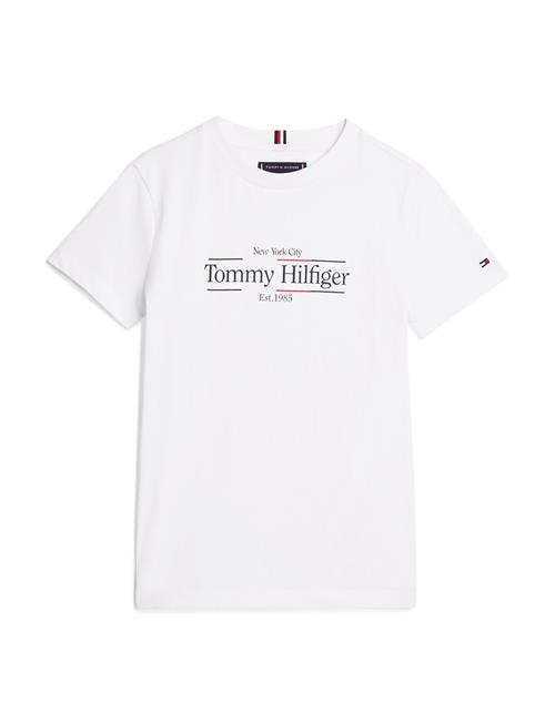 Icon Print Regular Tee Ss Tommy Hilfiger White