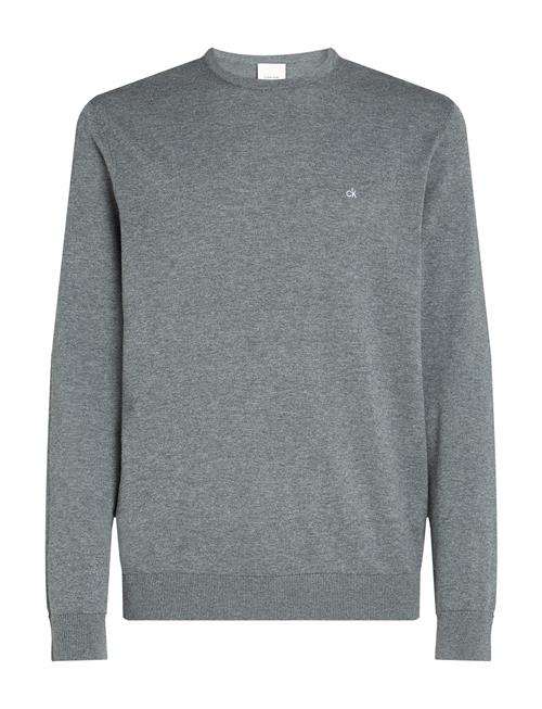 Calvin Klein Cotton Silk Blend Cn Sweater Calvin Klein Grey