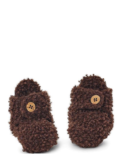 Booties Bouclé Merino Wool Smallstuff Brown