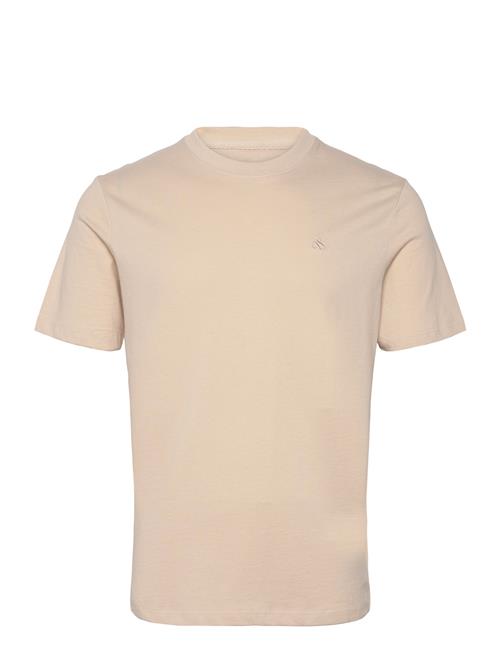 Scotch & Soda Essential Regular Fit Logo T-Shirt Scotch & Soda Beige