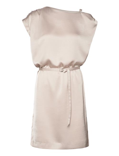 D6Grayson Satin Dress Dante6 Beige