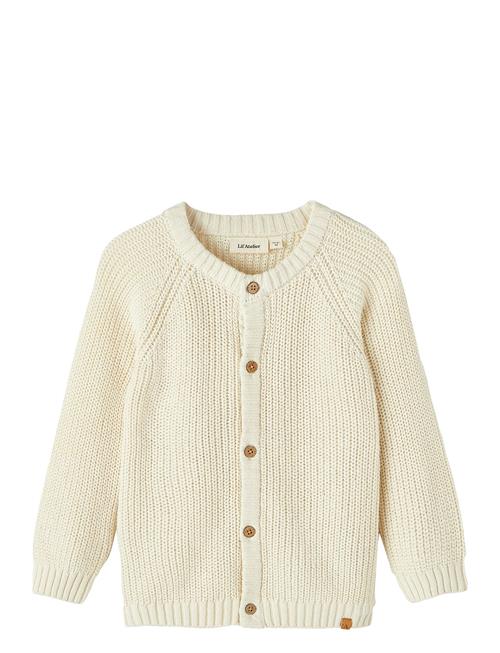 Nmnemlen Lin Ls Knit Lil Noos Lil'Atelier Cream