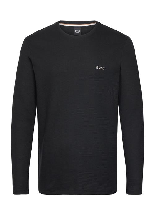 BOSS Waffle Ls-Shirt BOSS Black