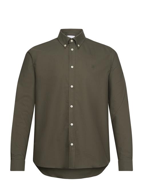 Les Deux Konrad Oxford Shirt - Seasonal Les Deux Khaki