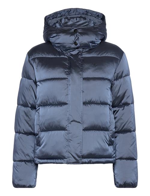 Calvin Klein Jeans Shiny Monologo Nd Short Puffer Calvin Klein Jeans Blue