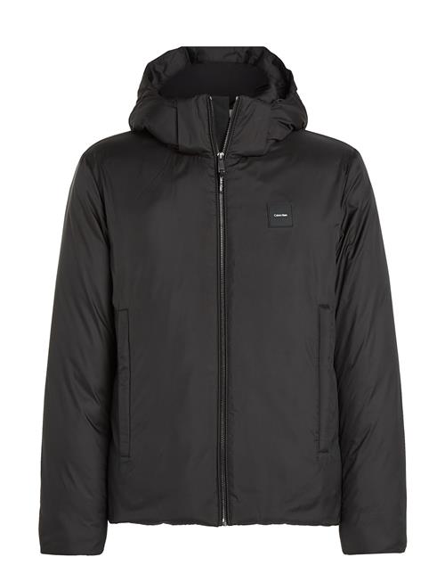 Calvin Klein Non Quilt Padded Hooded Jacket Calvin Klein Black