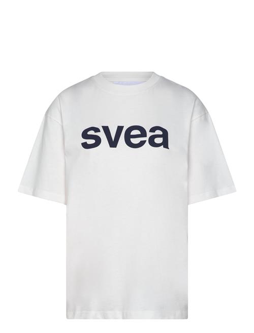 Svea Swaustin Boxy Logo Ss T-Shirt Svea White