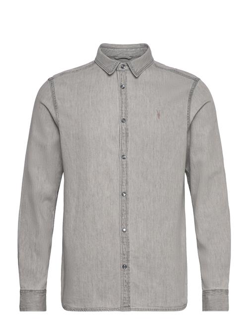 AllSaints Gleason Ls Shirt AllSaints Grey