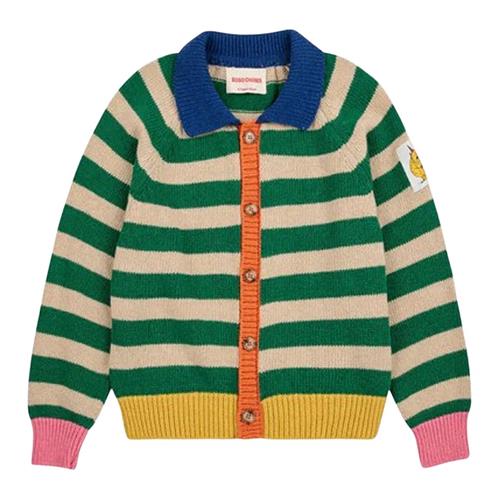 Bobo Choses Charming Monster Label Cardigan Multicolor | Grønn | 8-9 years