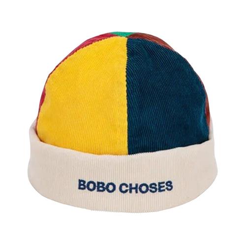 Bobo Choses Bobo Choses Color Block Corduroy Hat Multicolor | Gul | 52 cm