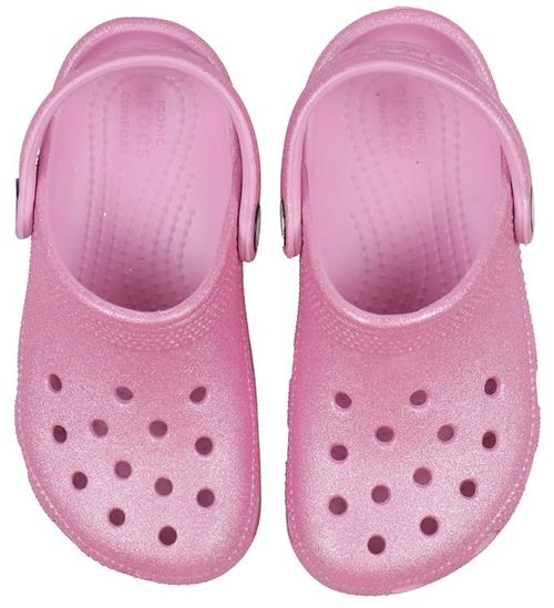 Crocs Sandaler - Classic Glitter Clog K - Pink Tweed Glitter