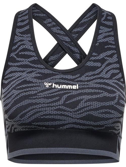 Hummel Sports-BH 'MT Saga'  antracit / basalgrå / hvid