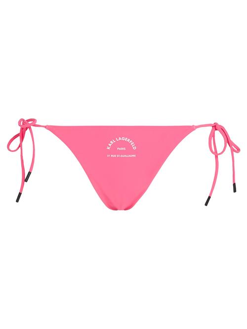 Karl Lagerfeld Bikinitrusse 'Rue St-Guillaume'  pink / hvid