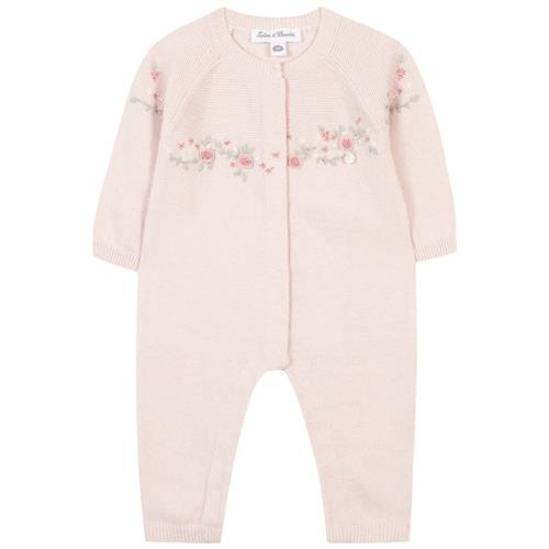 Tartine et Chocolat Onesie i uld Lyserød | Lyserød | 1 years