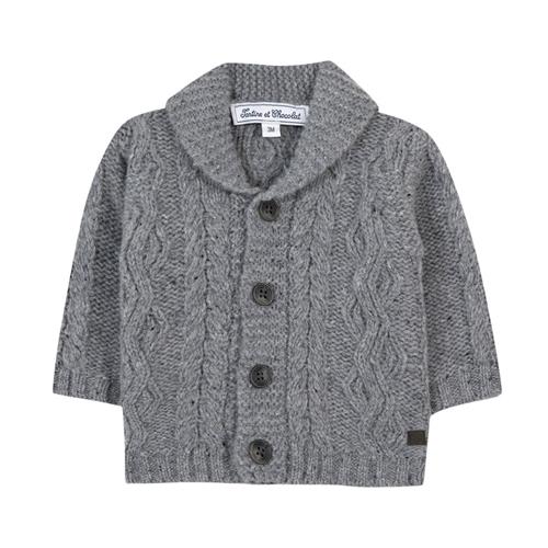 Tartine et Chocolat Vest Gray Blue | Blå | 2 years