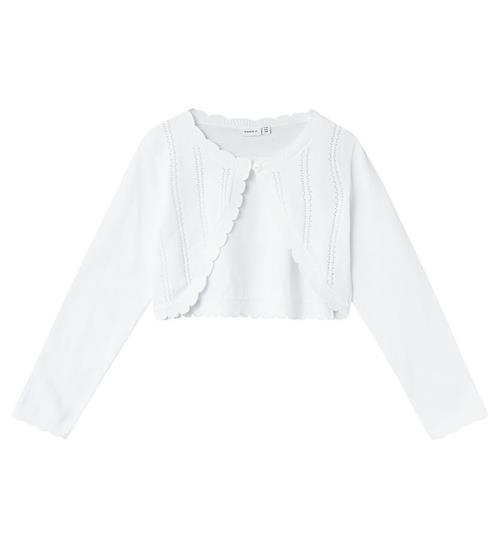 Name It Cardigan - Strik - NkfTilli - Bright White