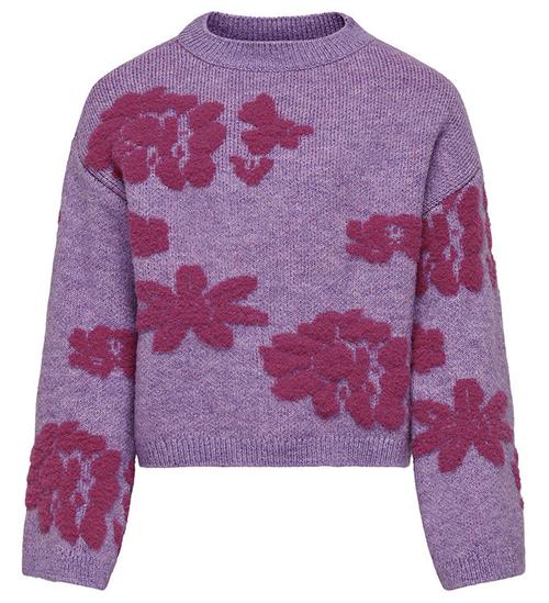 Kids Only Bluse - Strik - KogRenee - Cattleya Orchid/Beaujolais