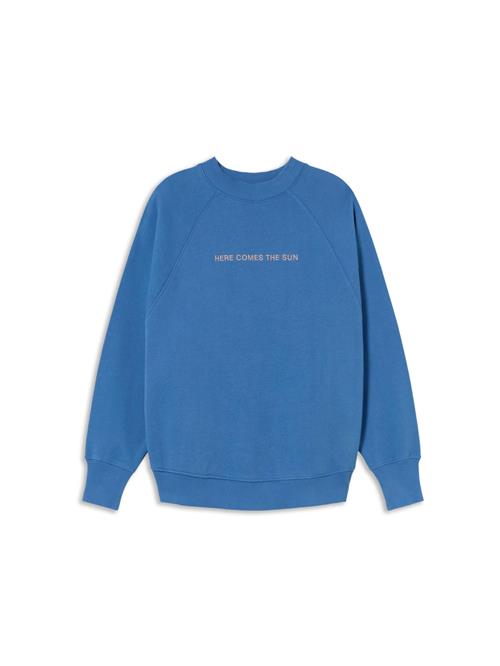 Thinking MU Sweatshirt 'HERE COMES THE SUN'  blå / gul / sort