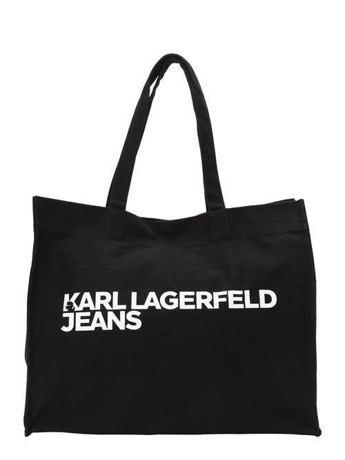 KARL LAGERFELD JEANS Shopper  sort / hvid