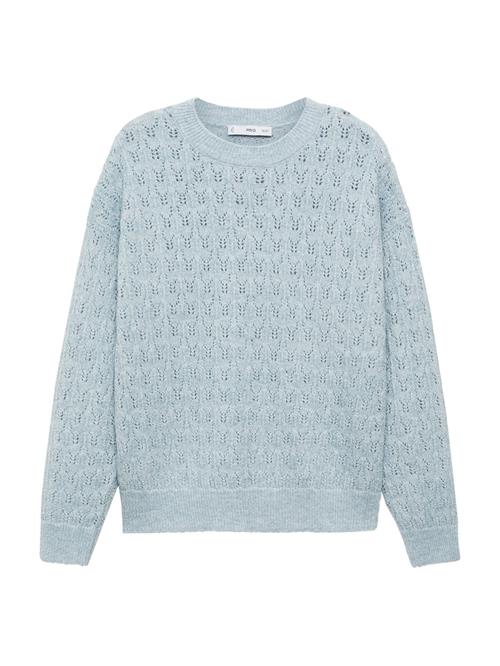 MANGO Pullover 'FLORINS'  lyseblå