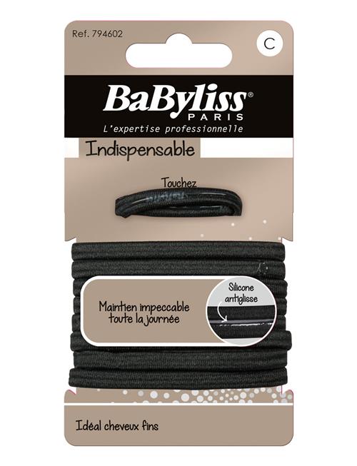 Babyliss Paris Black Elastics Anti Slip 10 Pcs Babyliss Paris Black