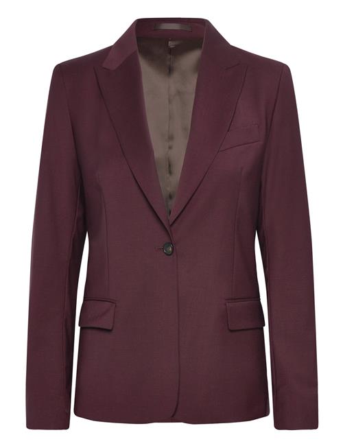 Filippa K Sasha Cool Wool Blazer Filippa K Burgundy