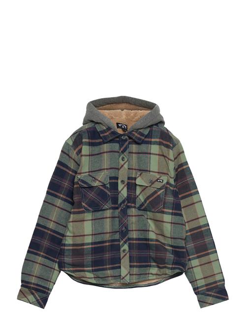 Coastline Flannel Sherpa Boys Billabong Khaki