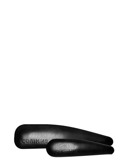 Corinne Vegan Barrette Big And Small 2-Pack Corinne Black