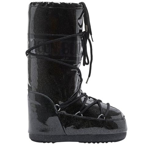 Moon Boot Ikon Glitter Snow Boots Black | Sort | 31-34 EU